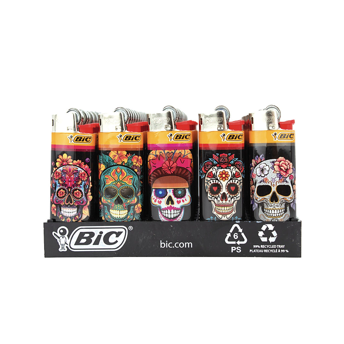 BIC Mini -sytyttimet Dia de los Muertos -kuosilla