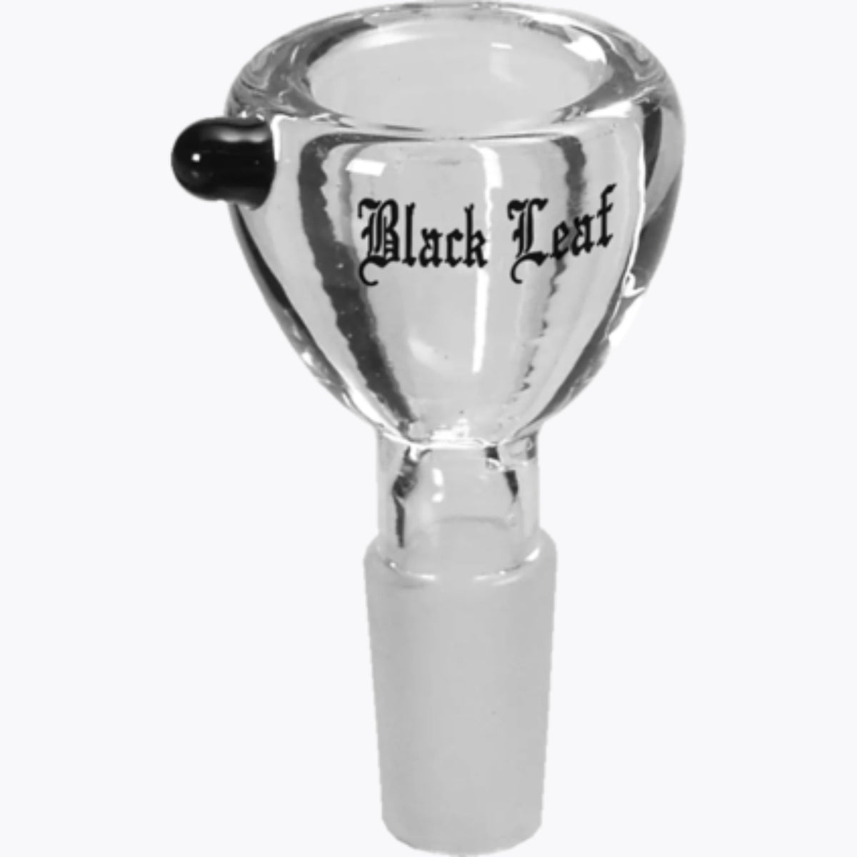 Black Leaf Glass Bowl heavy SG 14