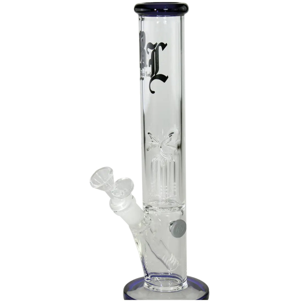 Black Leaf Ice Pipe 4-Arm Percolator, sininen