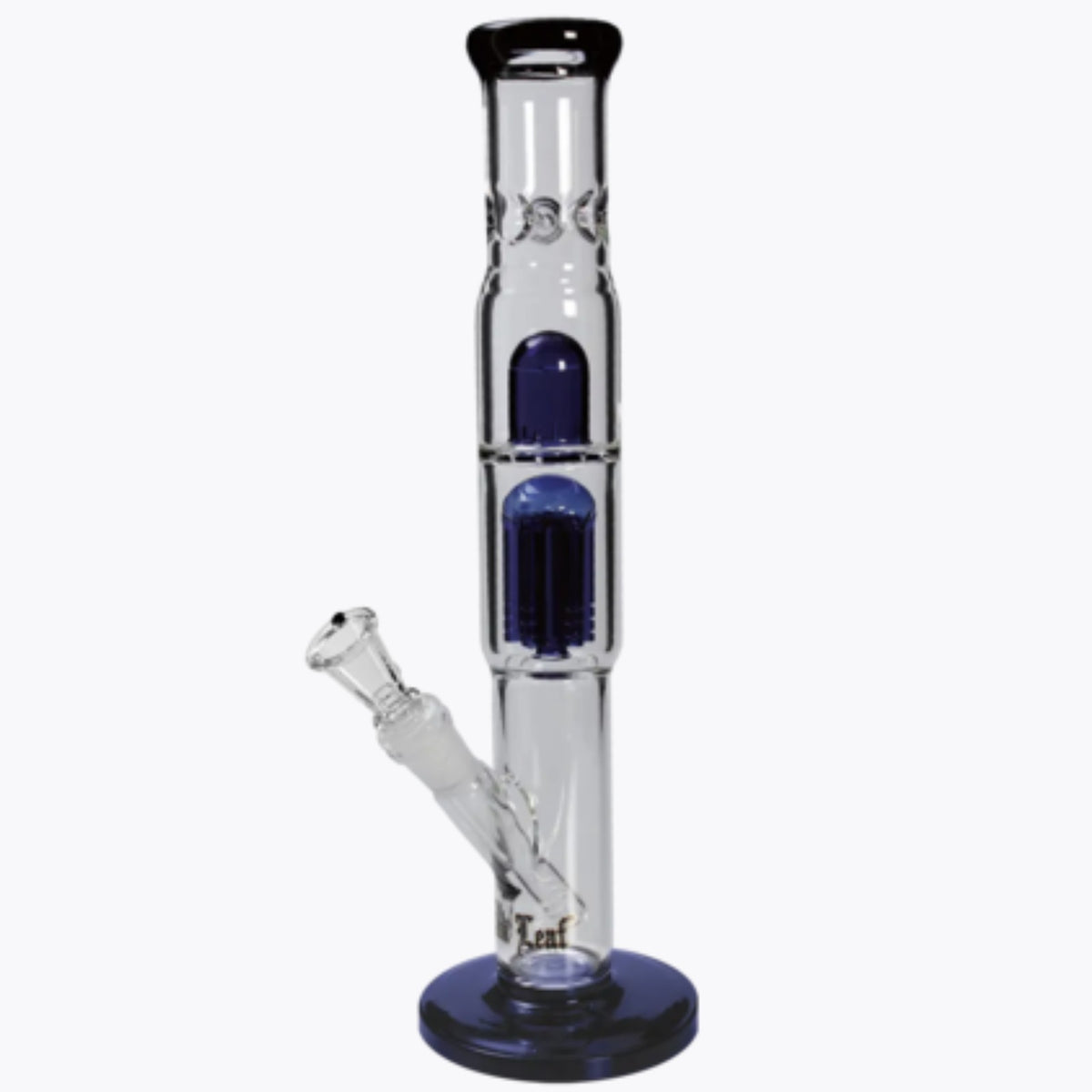 Black Leaf Glass Bong Ice 1xPerco 38 cm
