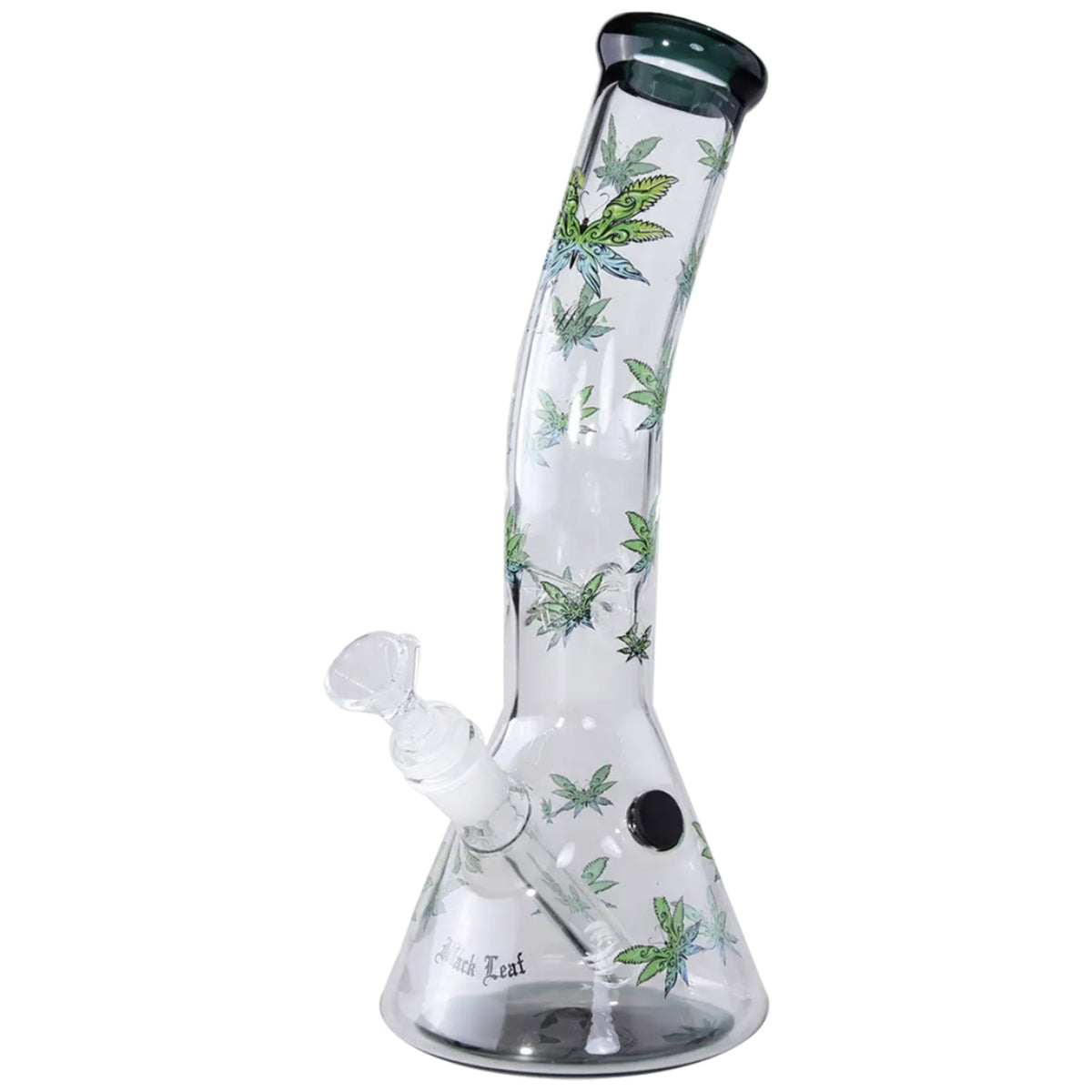 Black Leaf Leaffly Beaker Bong Ice bent 30 cm