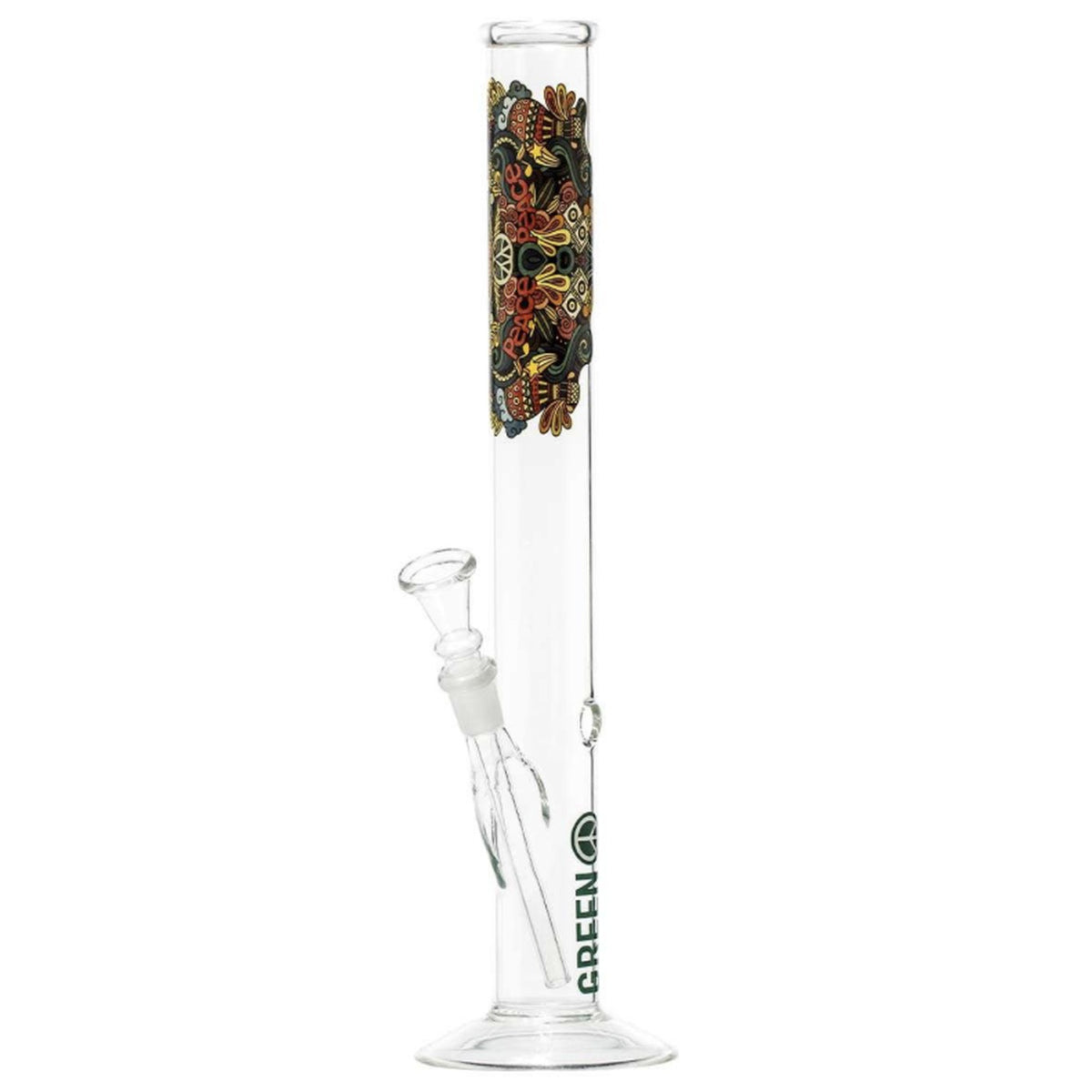 Greenline LG30 suora bongi 35 cm kukkaprintillä